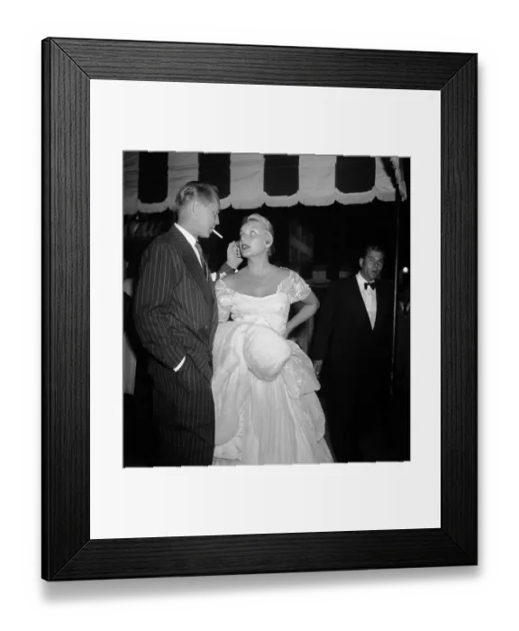 Framed Print : Barbara Payton On The Town Framed Print : Barbara Payton On The Town
