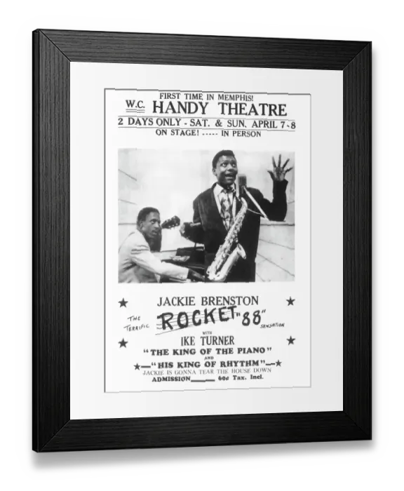 Framed Print : Rocket 88 Poster Framed Print : Rocket 88 Poster