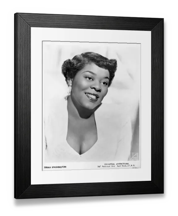 Framed Print : Dinah Washington Portrait Session Framed Print : Dinah Washington Portrait Session