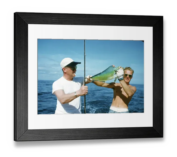 Framed Print : Deep Sea Fishing Framed Print : Deep Sea Fishing