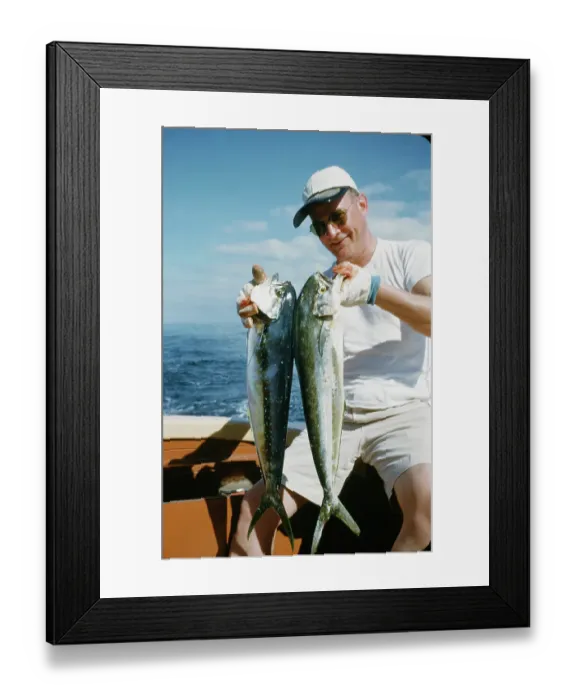 Framed Print : Deep Sea Fishing Framed Print : Deep Sea Fishing