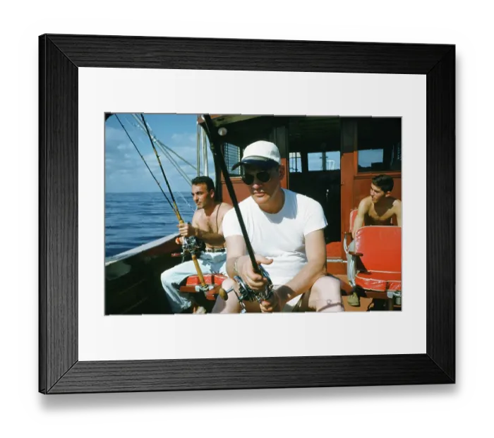 Framed Print : Deep Sea Fishing