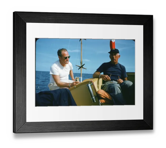Framed Print : Deep Sea Fishing Framed Print : Deep Sea Fishing