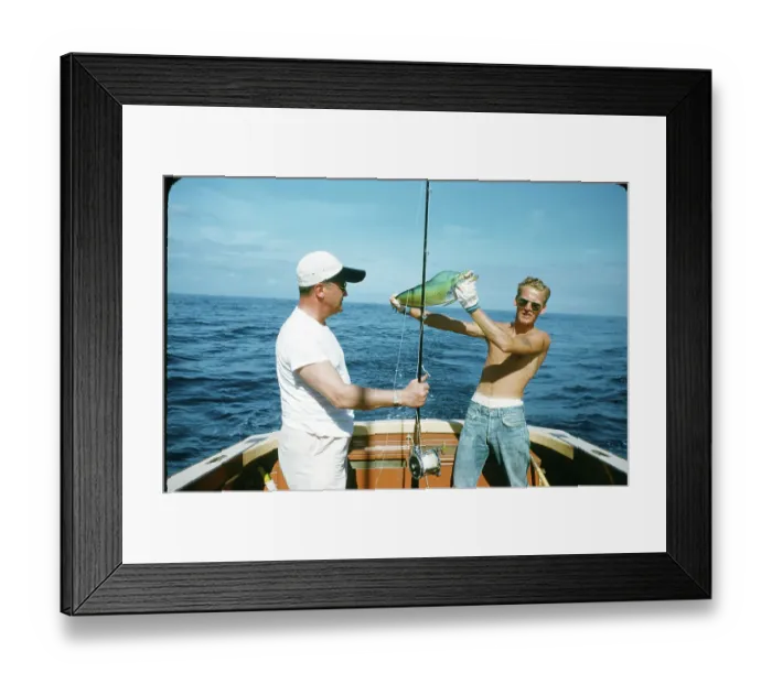 Framed Print : Deep Sea Fishing Framed Print : Deep Sea Fishing