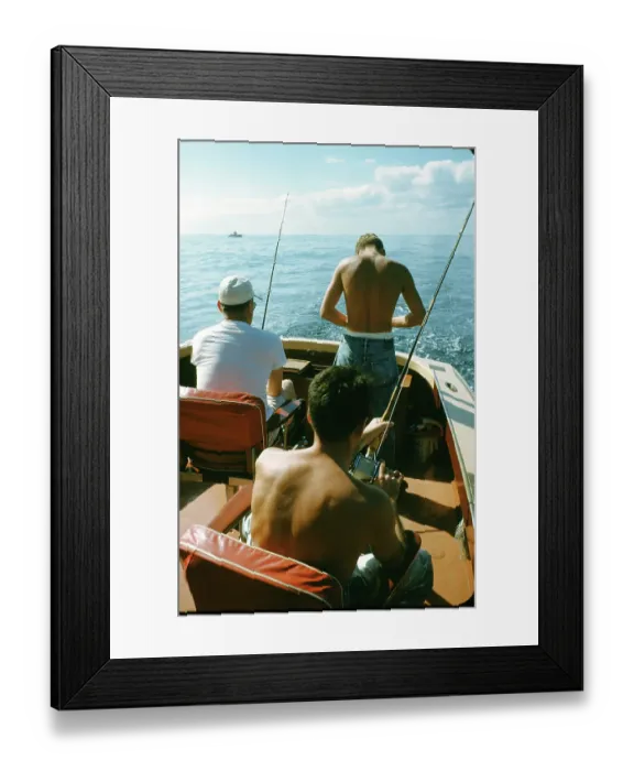 Framed Print : Deep Sea Fishing Framed Print : Deep Sea Fishing