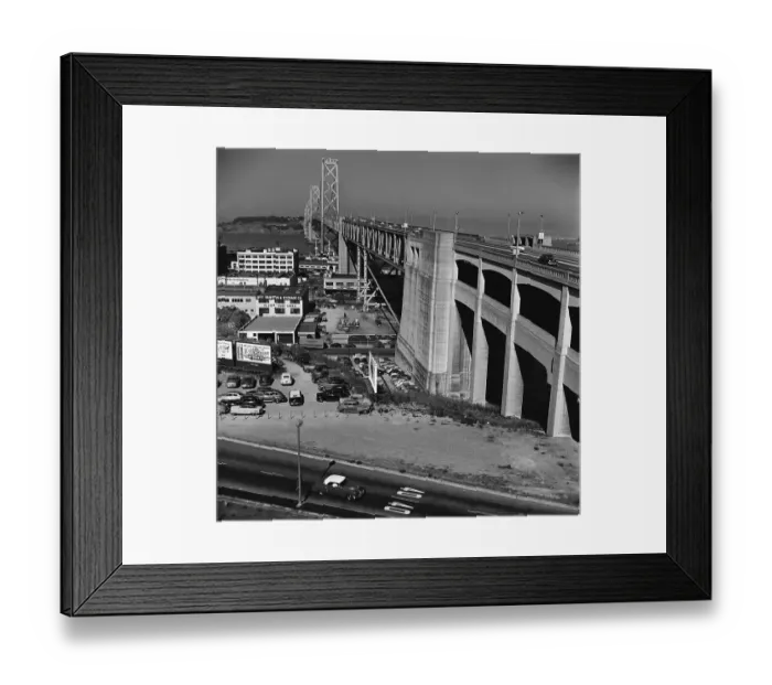 Framed Print : The San Francisco-Oakland Bay Bridge Framed Print : The San Francisco-Oakland Bay Bridge