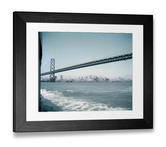 Framed Print : The San Francisco-Oakland Bay Bridge Framed Print : The San Francisco-Oakland Bay Bridge