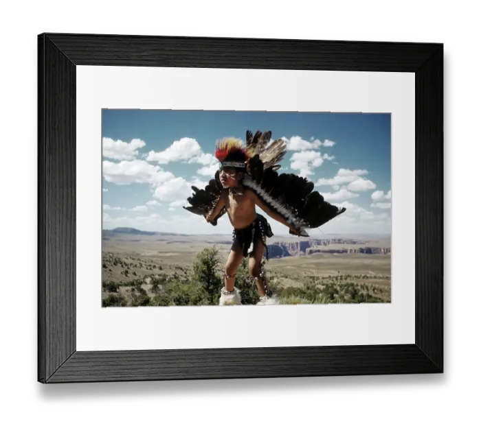 Framed Print : LEARNING THE EAGLE DANCE IN GRAND CANYON