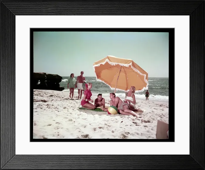 Framed Print : LA JOLLA BEACH, CALIFORNIA