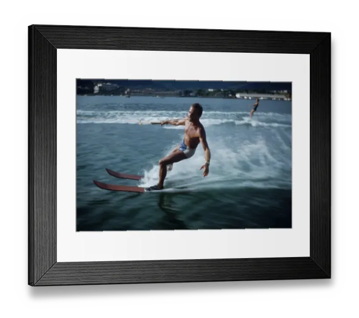 Framed Print : WATER SKIING IN ACAPULCO Framed Print : WATER SKIING IN ACAPULCO