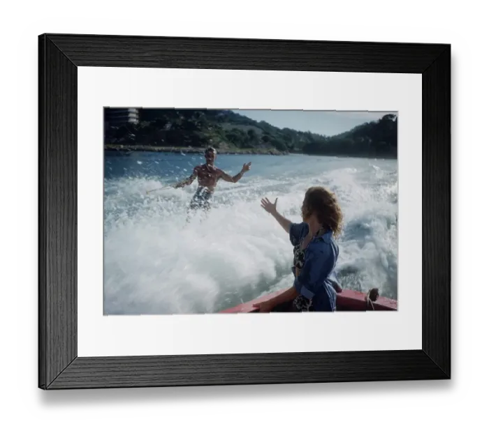 Framed Print : WATER SKIING IN ACAPULCO Framed Print : WATER SKIING IN ACAPULCO