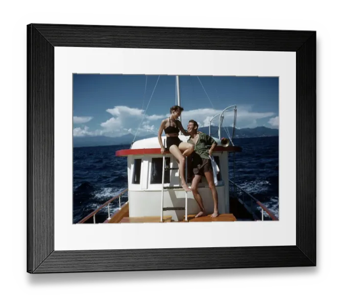 Framed Print : BOATING IN ACAPULCO Framed Print : BOATING IN ACAPULCO