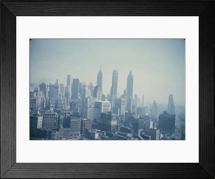 Framed Print : Helicopter ride over New York Framed Print : Helicopter ride over New York