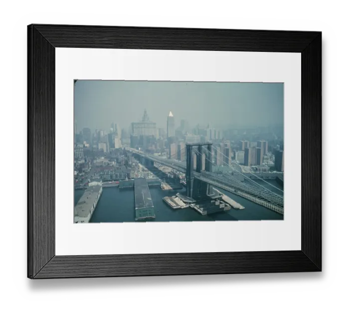 Framed Print : Helicopter ride over New York Framed Print : Helicopter ride over New York