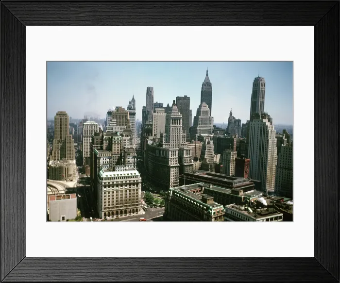 Framed Print : New York Buildings Framed Print : New York Buildings