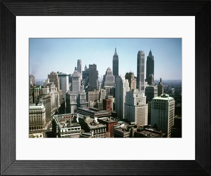 Framed Print : New York Buildings