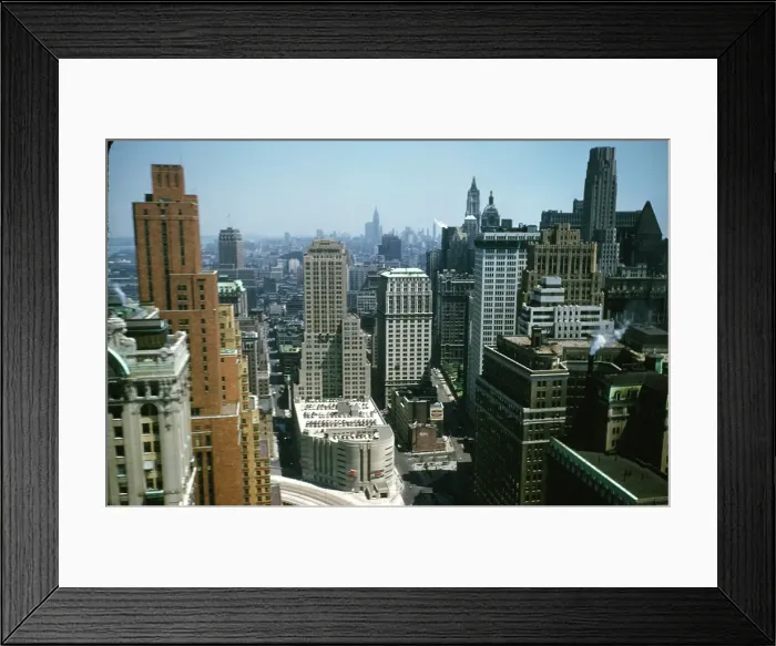 Framed Print : New York Buildings Framed Print : New York Buildings