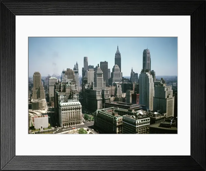 Framed Print : New York Buildings Framed Print : New York Buildings