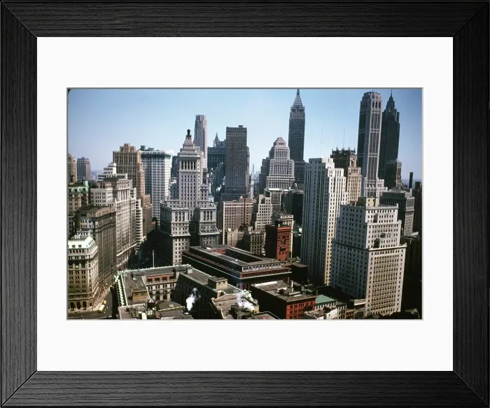 Framed Print : New York Buildings Framed Print : New York Buildings