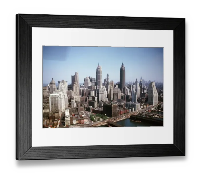Framed Print : New York Buildings Framed Print : New York Buildings