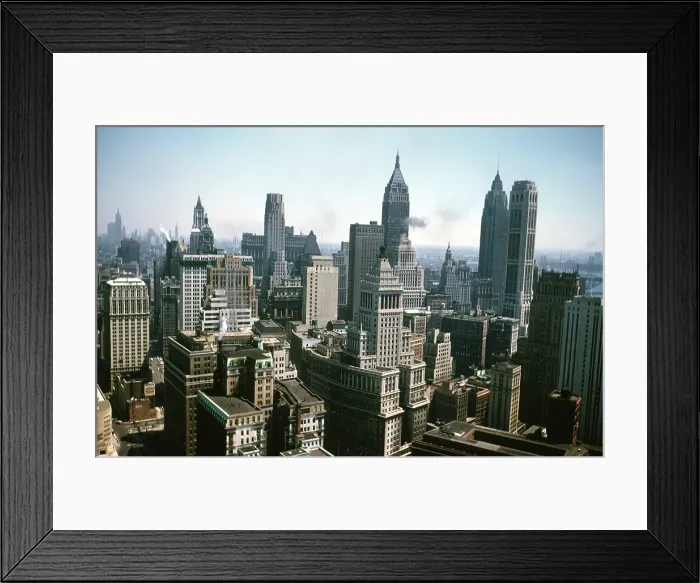 Framed Print : New York Buildings Framed Print : New York Buildings