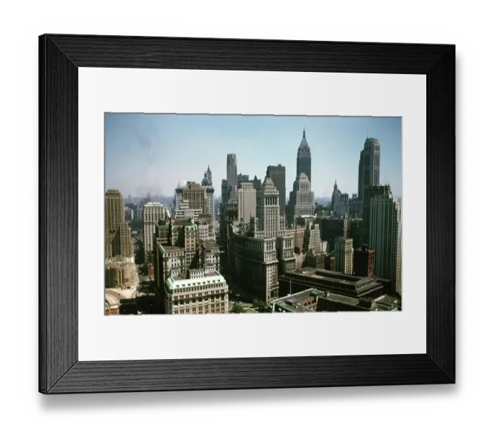 Framed Print : New York Buildings Framed Print : New York Buildings