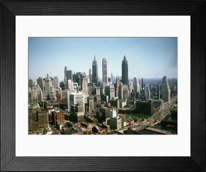 Framed Print : New York Buildings Framed Print : New York Buildings
