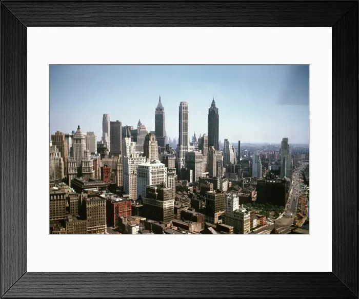 Framed Print : New York Buildings Framed Print : New York Buildings