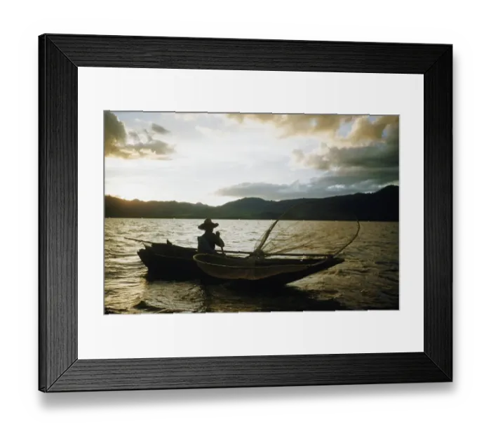 Framed Print : Butterfly Net Fishing Framed Print : Butterfly Net Fishing