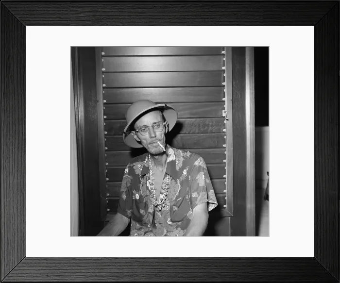 Framed Print : Photographer Earl Leaf Framed Print : Photographer Earl Leaf