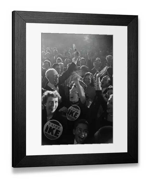 Framed Print : Election Night 1952 Framed Print : Election Night 1952
