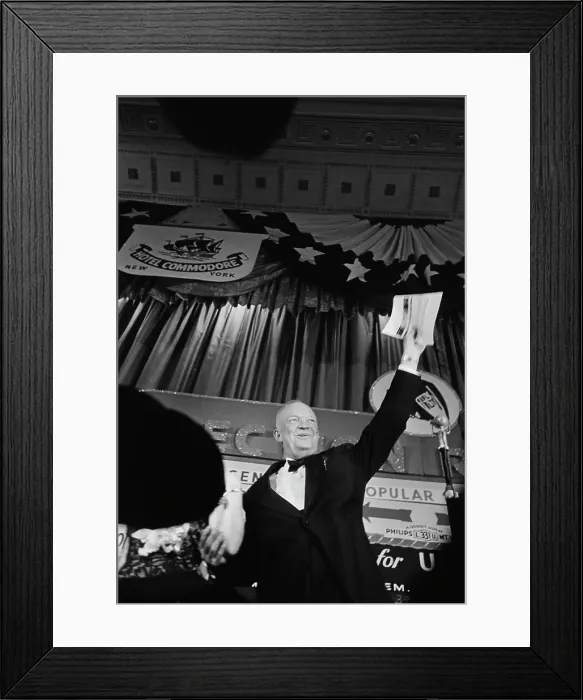 Framed Print : Election Night 1952 Framed Print : Election Night 1952