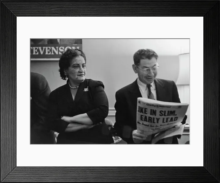 Framed Print : Election Night 1952 Framed Print : Election Night 1952