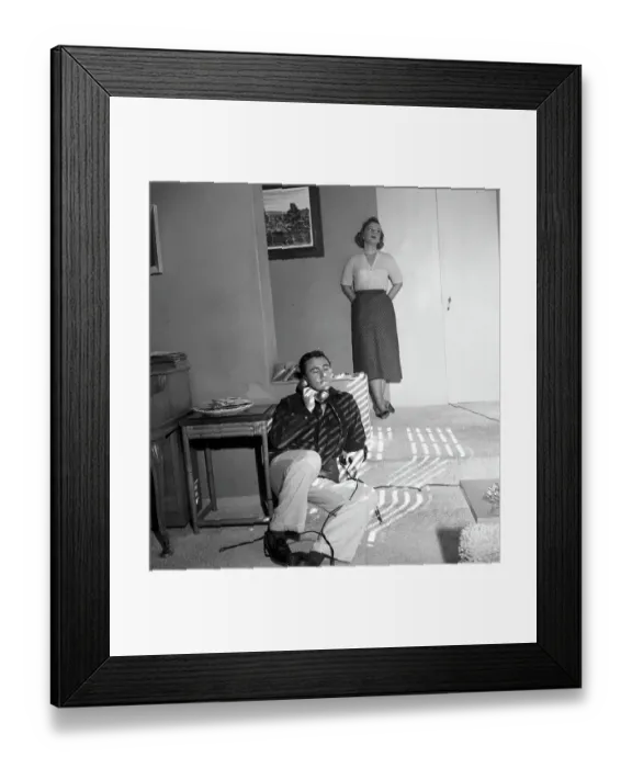 Framed Print : Merv Griffin & Marilyn Erskine