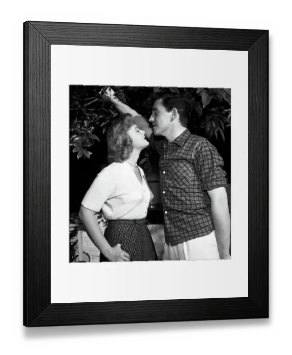 Framed Print : Merv Griffin & Marilyn Erskine Posing Framed Print : Merv Griffin & Marilyn Erskine Posing