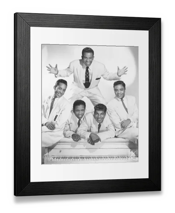 Framed Print : Billy Ward And His Dominoes Portrait Session Framed Print : Billy Ward And His Dominoes Portrait Session