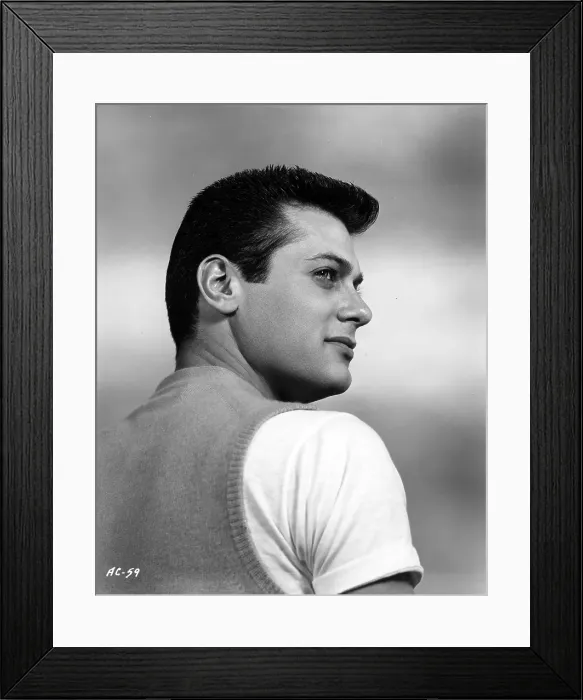 Framed Print : Tony Curtis Portrait Framed Print : Tony Curtis Portrait