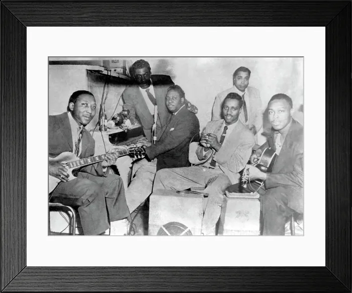 Framed Print : The Muddy Waters Blues Band Framed Print : The Muddy Waters Blues Band