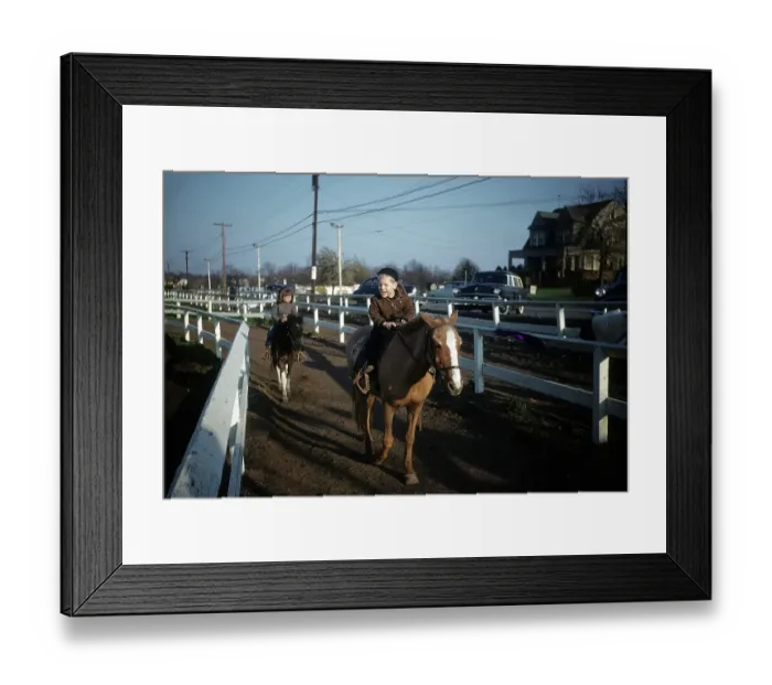 Framed Print : Boy Rides A Pony Framed Print : Boy Rides A Pony