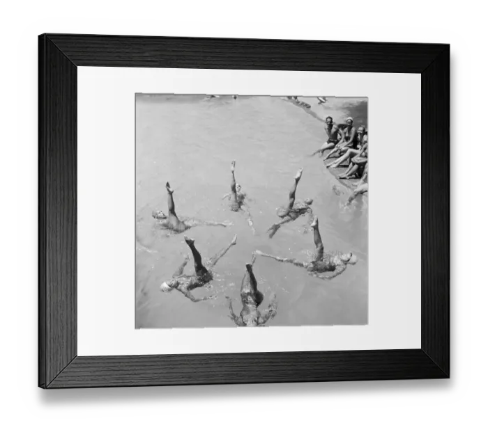 Framed Print : Synchronized Swimming Framed Print : Synchronized Swimming