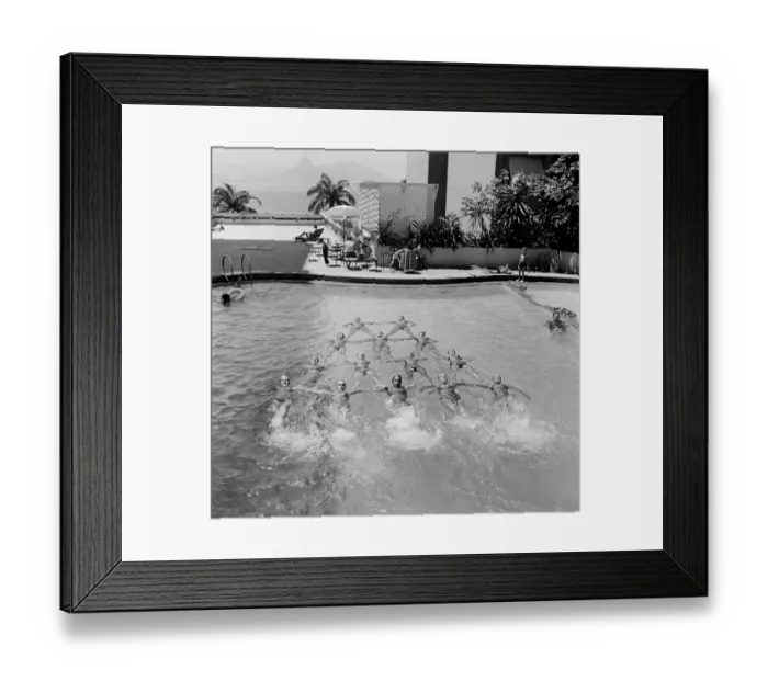 Framed Print : Synchronized Swimming Framed Print : Synchronized Swimming