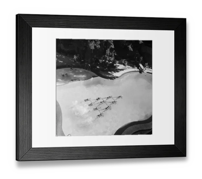 Framed Print : Synchronized Swimming Framed Print : Synchronized Swimming