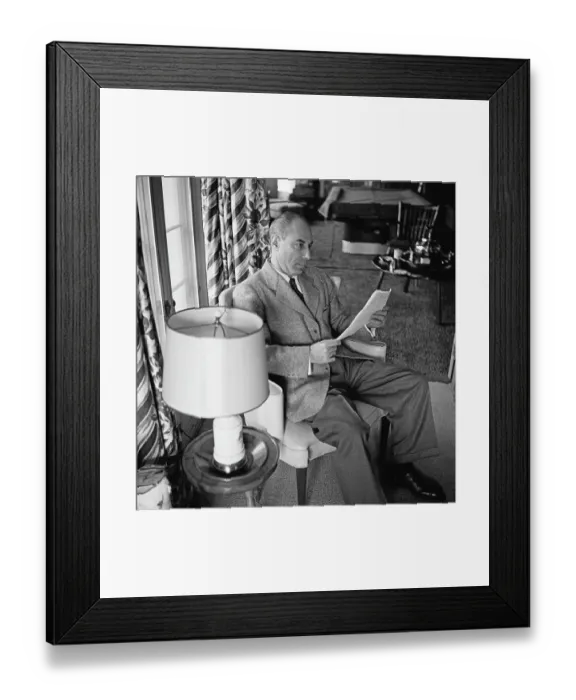 Framed Print : Bill Stern, American Sportscaster Framed Print : Bill Stern, American Sportscaster