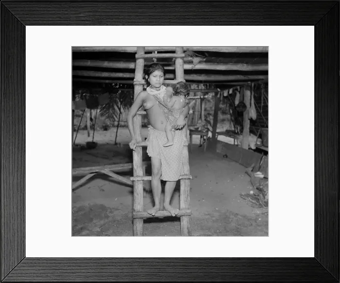 Framed Print : Suriname Indigenous People Framed Print : Suriname Indigenous People