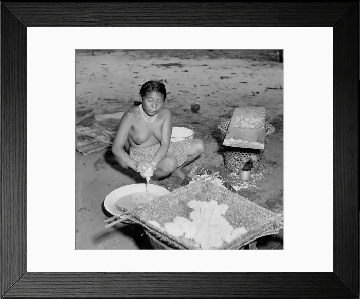 Framed Print : Suriname Indigenous People