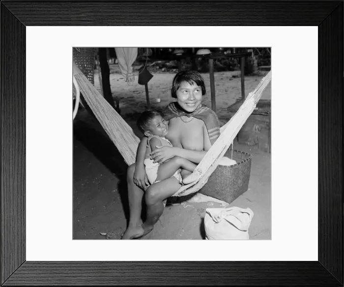 Framed Print : Suriname Indigenous People Framed Print : Suriname Indigenous People
