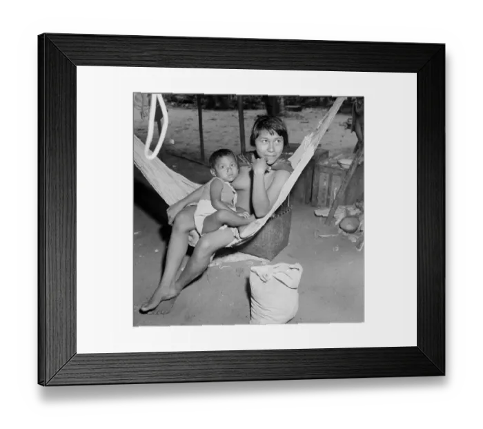 Framed Print : Suriname Indigenous People Framed Print : Suriname Indigenous People