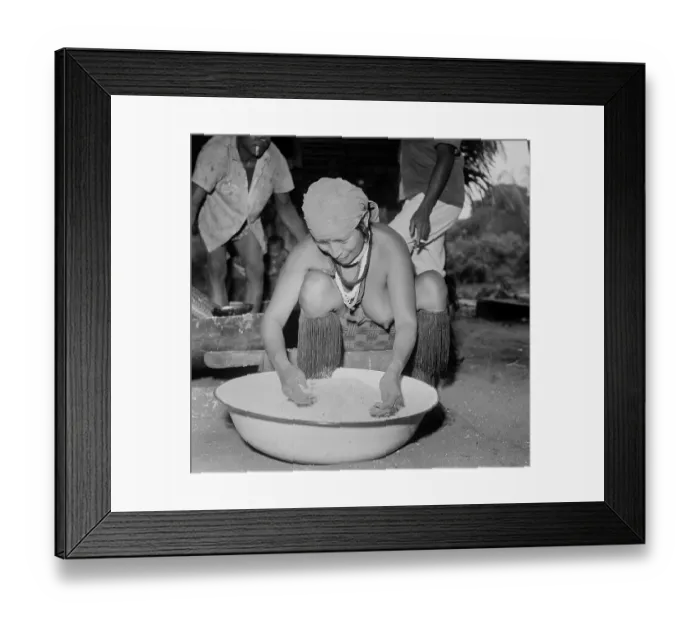 Framed Print : Suriname Indigenous People
