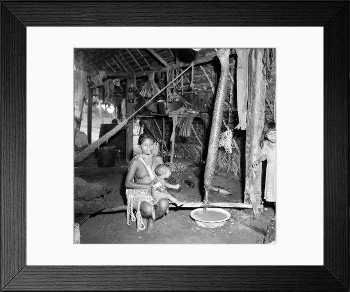 Framed Print : Suriname Indigenous People Framed Print : Suriname Indigenous People