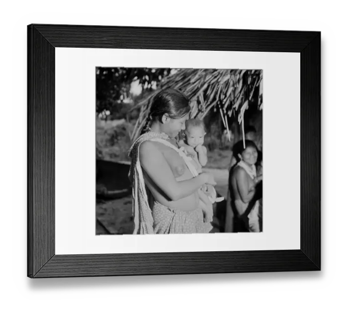 Framed Print : Suriname Indigenous People